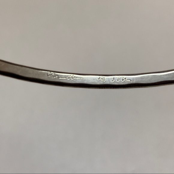 Small Sterling Cuff Bracelet - Picture 5 of 7